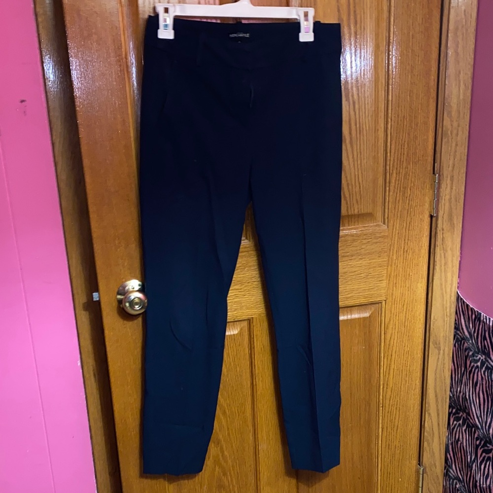 J. Crew Mercantile Navy Trousers